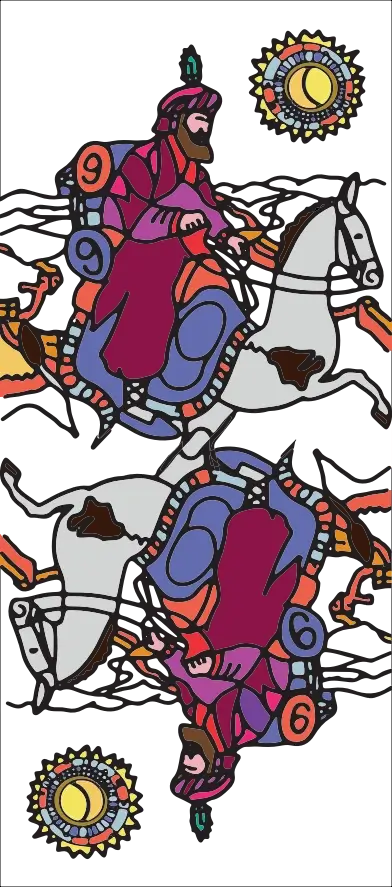 Carta 9 del mazzo Maffio