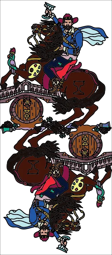 Carta 19 del mazzo Maffio