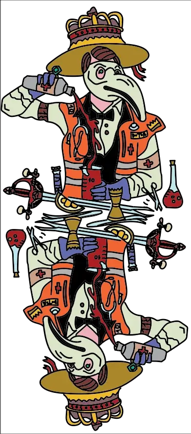 Carta 40 del mazzo Maffio